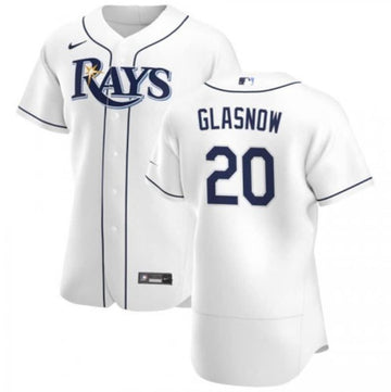 Tyler Glasnow Tampa Bay Rays white jersey