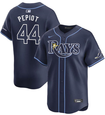 Ryan Pepiot Tampa Bay Rays navy Limited jersey