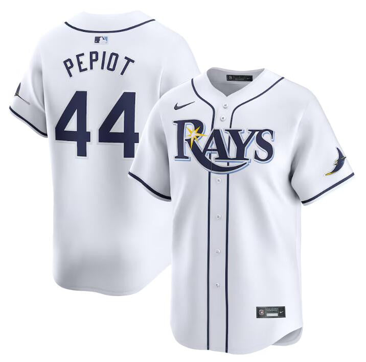 Ryan Pepiot Tampa Bay Rays white Limited jersey