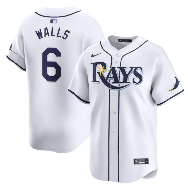 Taylor Walls Tampa Bay Rays white Limited jersey