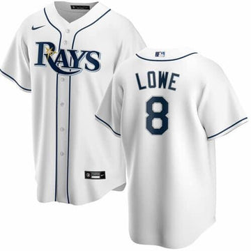Brandon Lowe Tampa Bay Rays white jersey