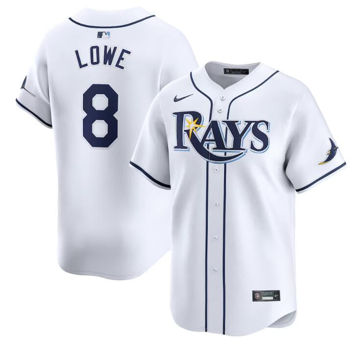 Brandon Lowe Tampa Bay Rays white Limited jersey