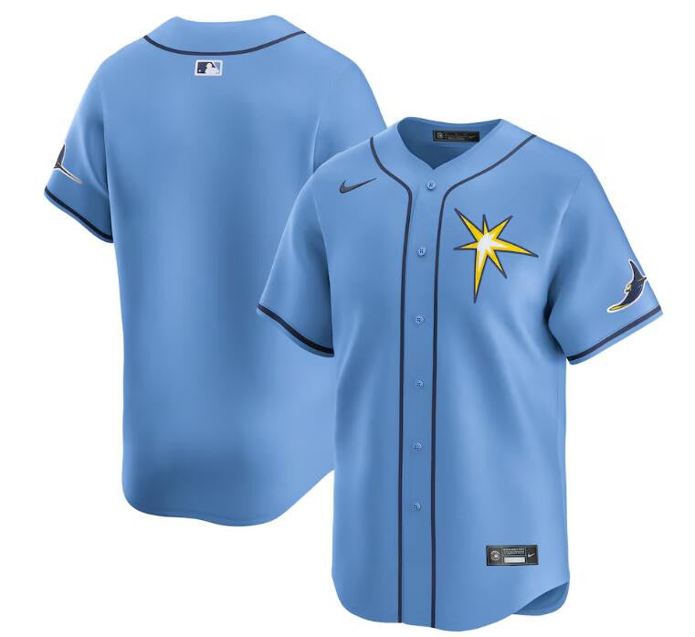 Custom Tampa Bay Rays blue Limited jersey
