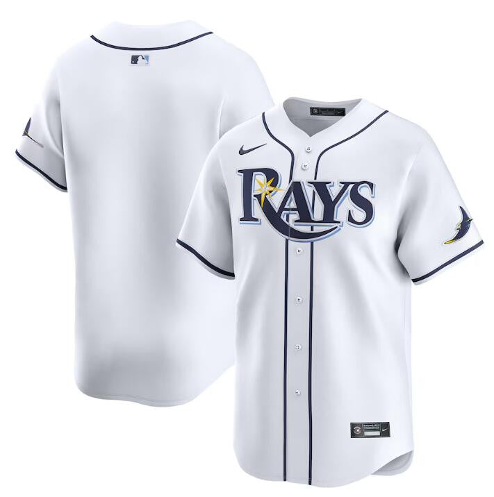 Custom Tampa Bay Rays white Limited jersey