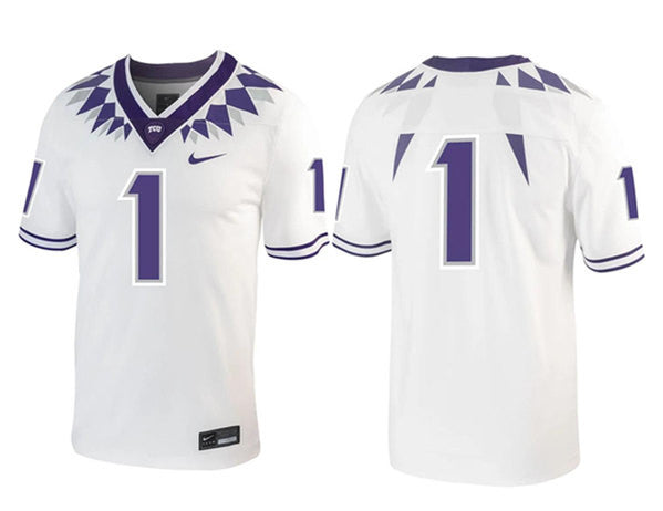 TCU Horned Frogs white Game jersey