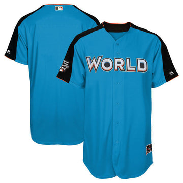 World Majestic MLB All-Star blue Game jersey