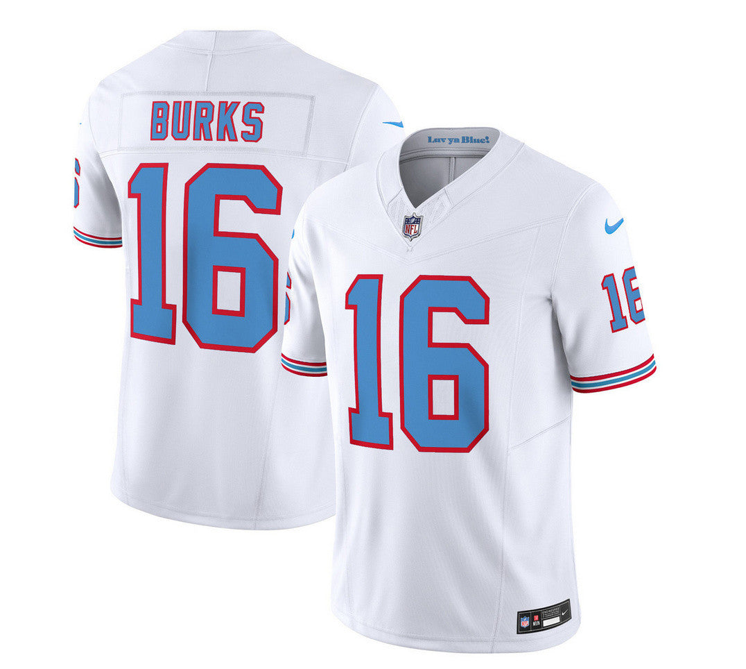 Treylon Burks Tennessee Titans white Limited jersey