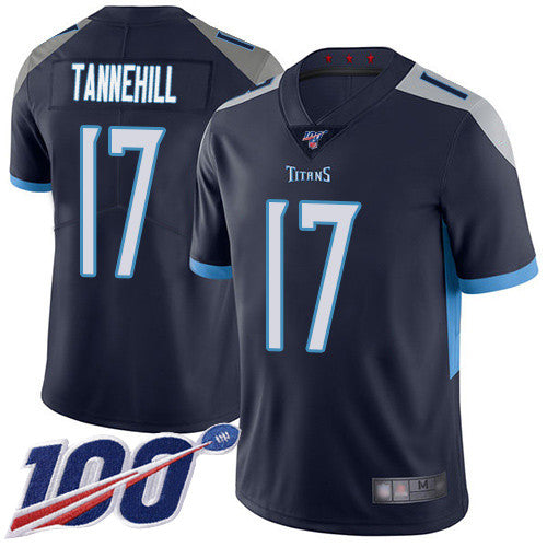 Ryan Tannehill Tennessee Titans navy Vapor jersey