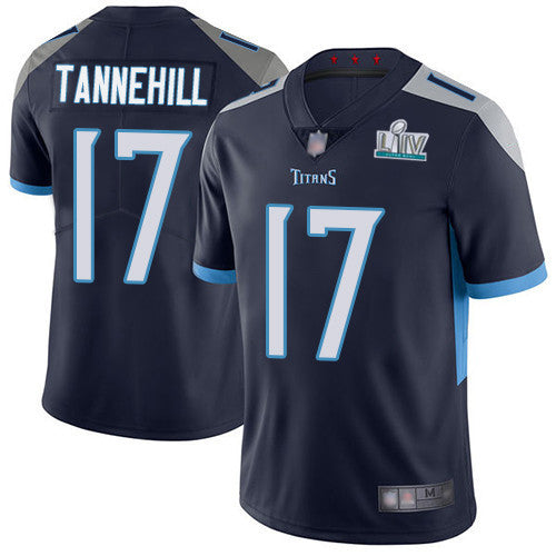 Ryan Tannehill Super Bowl Liv Tennessee Titans navy Vapor jersey