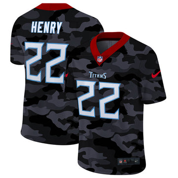Derrick Henry Tennessee Titans camo Limited jersey