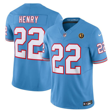 Derrick Henry Tennessee Titans blue Vapor jersey