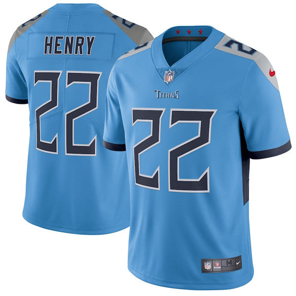 Derrick Henry Tennessee Titans blue Vapor jersey
