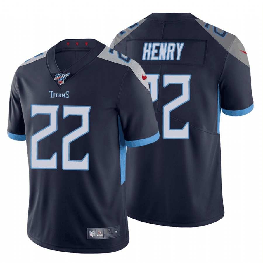 Derrick Henry Tennessee Titans navy Vapor jersey