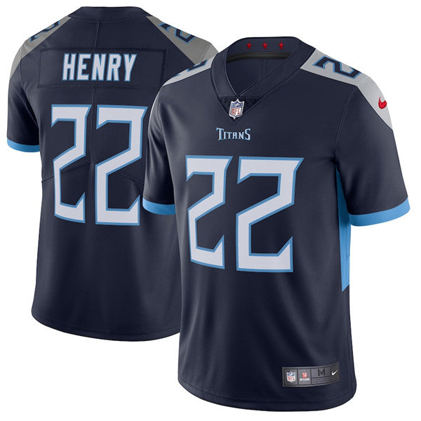 Derrick Henry Tennessee Titans navy Vapor jersey