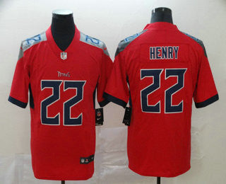 Derrick Henry Tennessee Titans red Inverted Legend jersey
