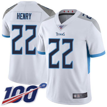 Derrick Henry Tennessee Titans white Vapor jersey