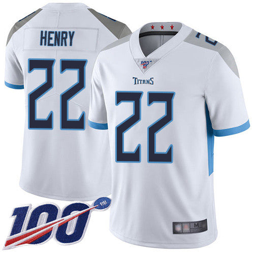 Derrick Henry Tennessee Titans white Vapor jersey