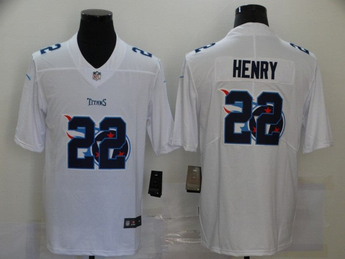 Derrick Henry Tennessee Titans white Vapor jersey