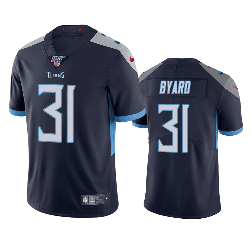 Kevin Byard Tennessee Titans navy Vapor jersey