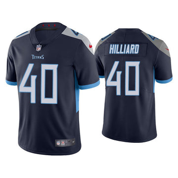 Dontrell Hilliard Tennessee Titans navy Vapor jersey