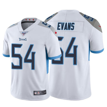 Rashaan Evans Tennessee Titans white Vapor jersey