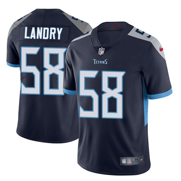 Harold Landry Tennessee Titans navy Vapor jersey