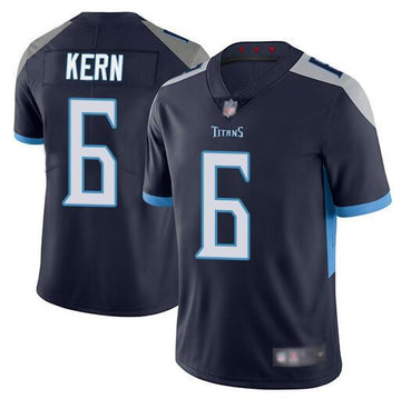 Brett Kern Tennessee Titans navy Vapor jersey