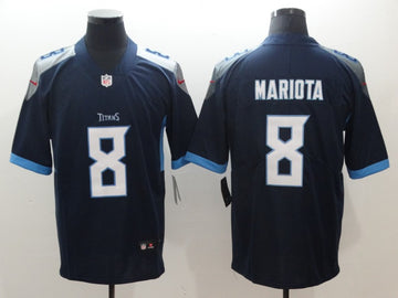 Marcus Mariota Tennessee Titans blue Vapor jersey