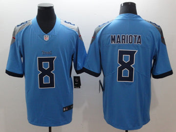 Marcus Mariota Tennessee Titans navy Vapor jersey
