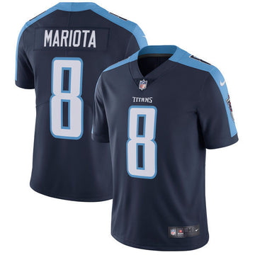 Marcus Mariota Tennessee Titans navy Vapor jersey