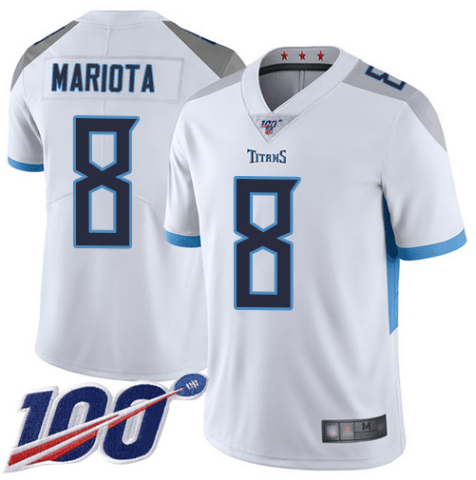 Marcus Mariota Tennessee Titans white Vapor jersey