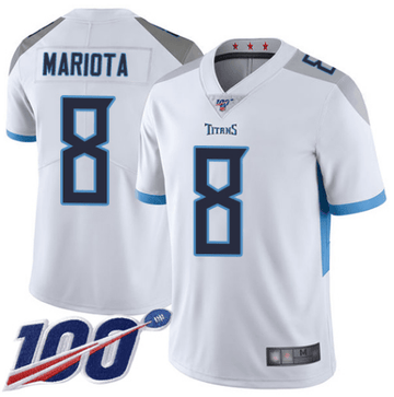 Marcus Mariota Tennessee Titans white Vapor jersey