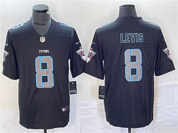 Will Levis Tennessee Titans black Limited jersey
