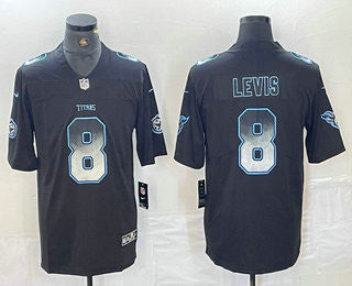 Will Levis Tennessee Titans black Vapor jersey