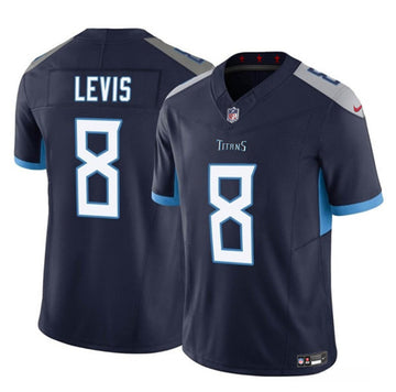 Will Levis Tennessee Titans navy Limited jersey