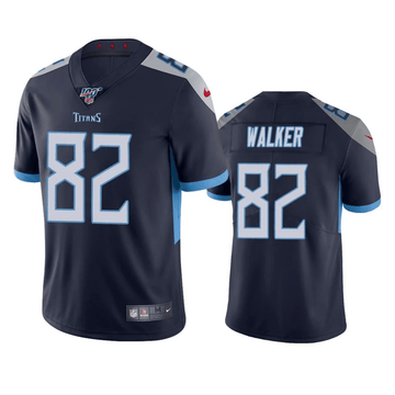 Delanie Walker Tennessee Titans navy Vapor jersey