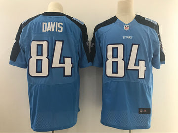 Corey Davis Tennessee Titans blue Elite jersey