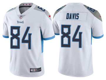 Corey Davis Tennessee Titans white Vapor jersey