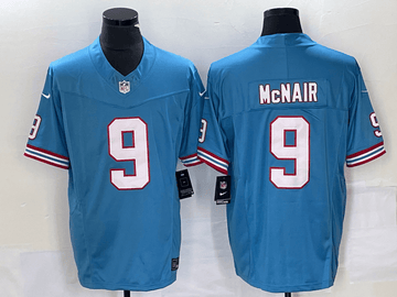 Steve McNair Tennessee Titans blue FUSE jersey