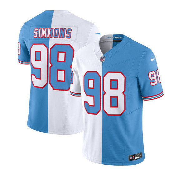 Jeffery Simmons Tennessee Titans white Vapor jersey