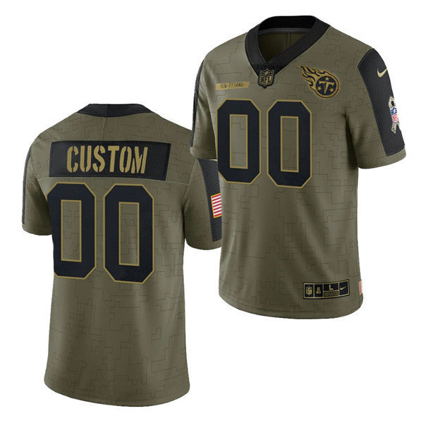 Active Tennessee Titans olive Salute To Service jersey