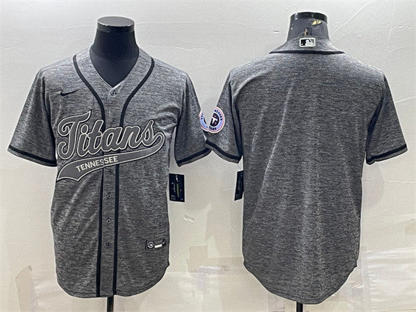 Custom Tennessee Titans gray jersey