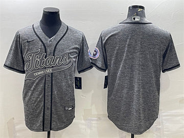 Custom Tennessee Titans gray jersey