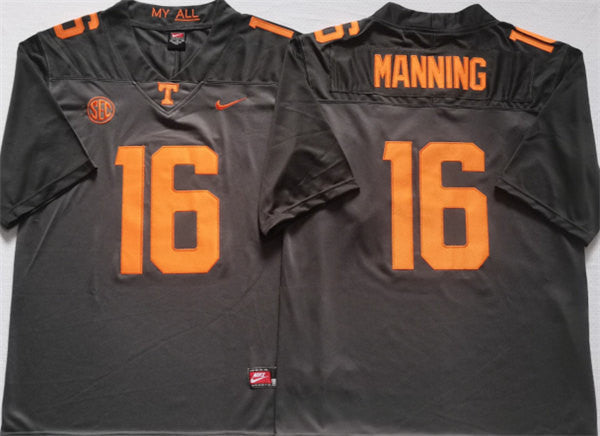 Manning Tennessee Volunteers grey jersey