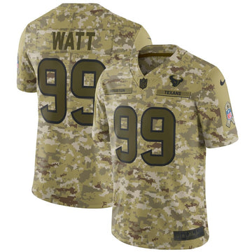 J.J. Watt Houston Texans camo Salute To Service jersey