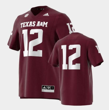 Texas A&M Aggies maroon jersey