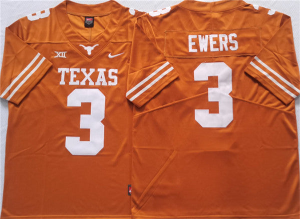 Quinn Ewers Texas Longhorns orange jersey