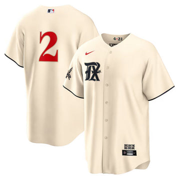 Marcus Semien Texas Rangers cream City Connect jersey