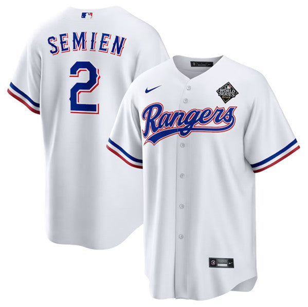 Marcus Semien Texas Rangers white jersey
