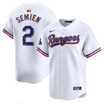 Marcus Semien Texas Rangers white jersey